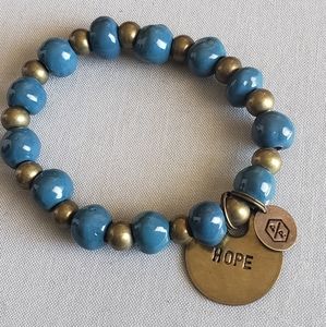 Stretch Hope Charm Bracelet